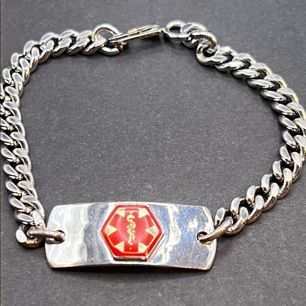 Vintage Diabetic alert bracelet